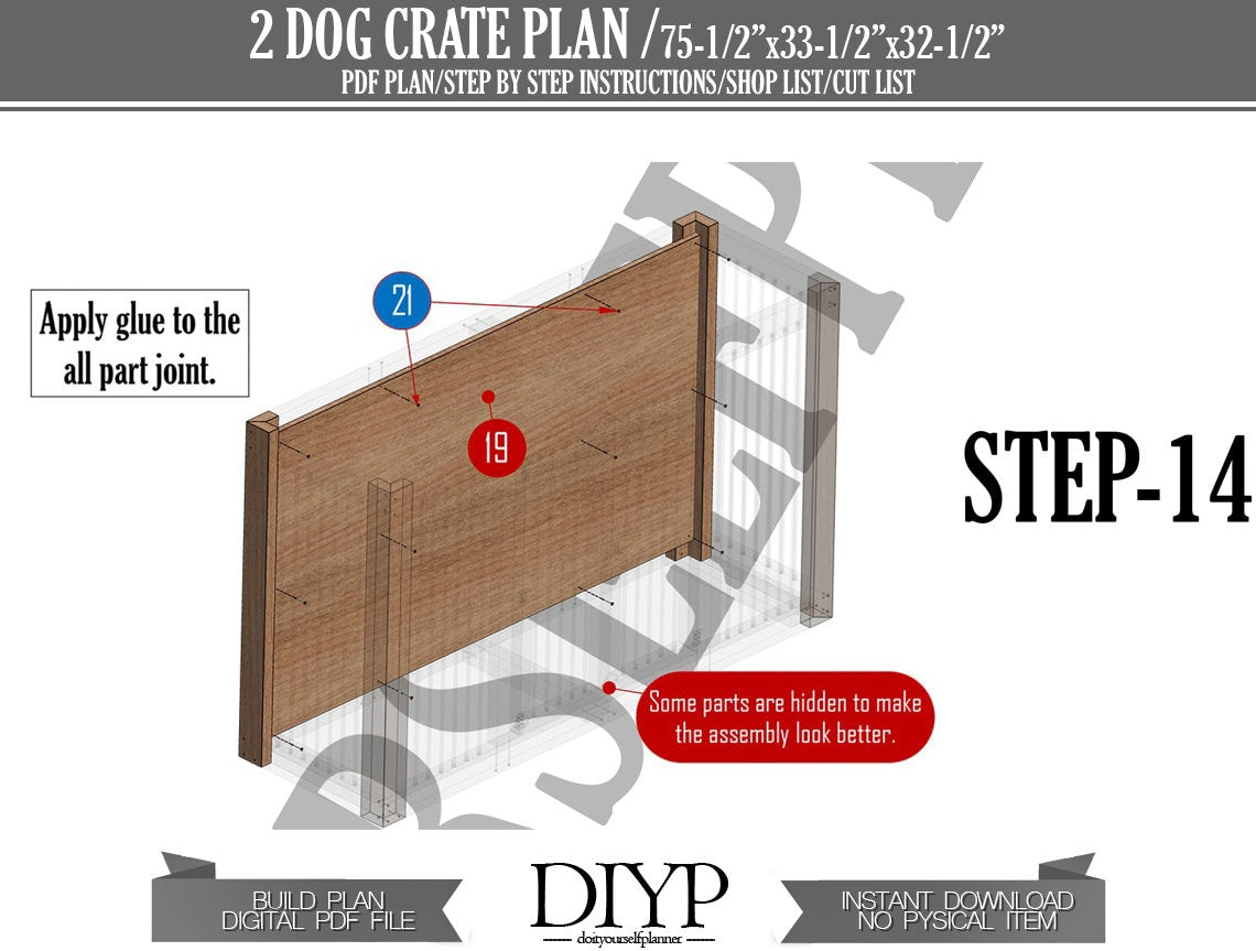 double dog crate plans, large indoor dog kennel ,dog crate plans, dog ...