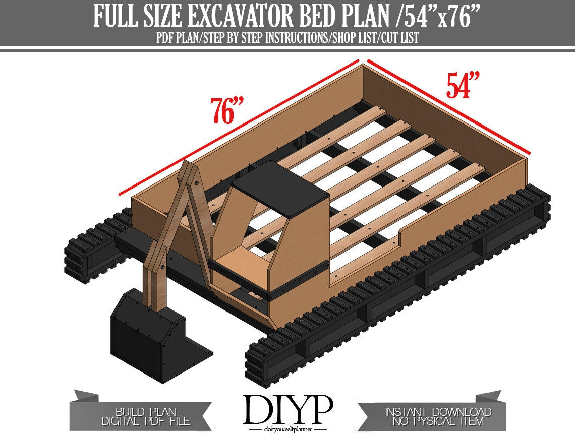 Full size bed frame plans, build plans for bed frame, easy woodworking projects, build your own bed