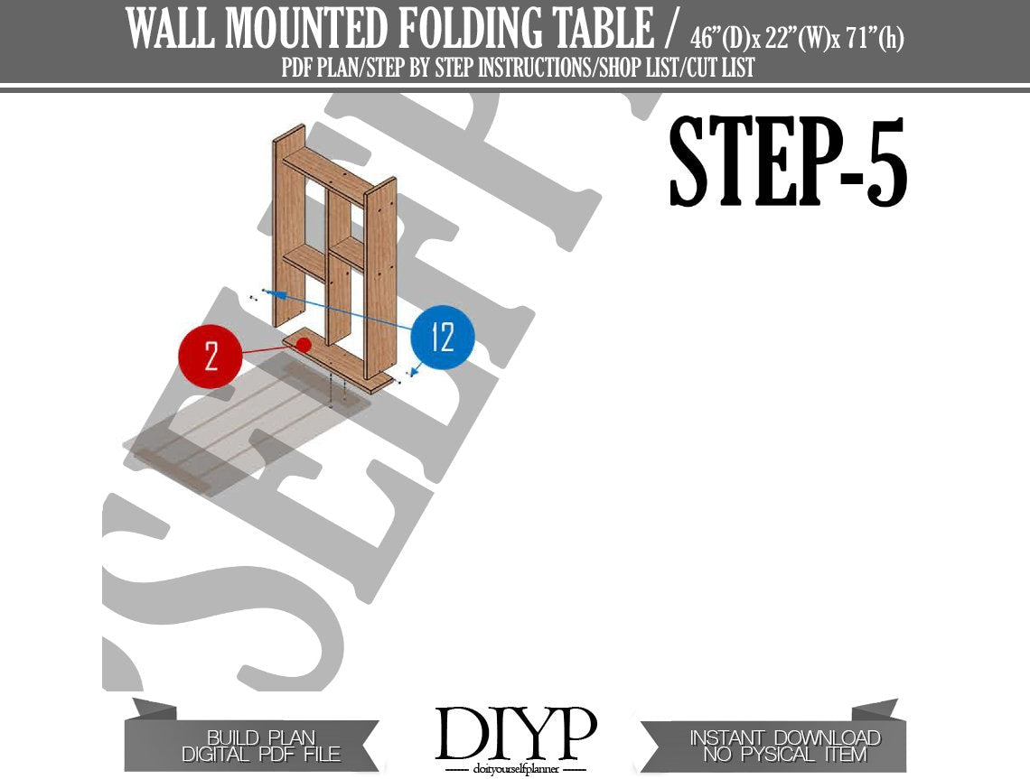 Storage unit with foldable table plans , Wall mounted table, Fold down desk, Drop leaf table, space saving furniture