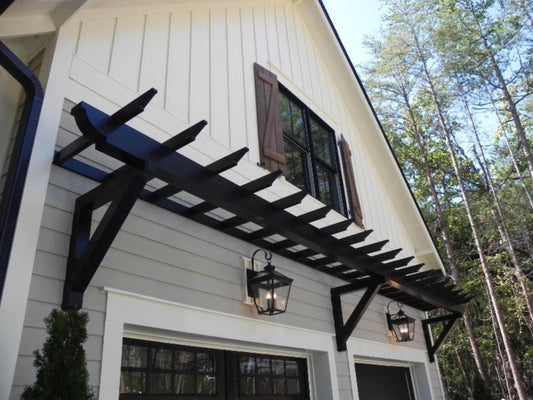 10 ft Window trellis  cottage door pergola - door garage arbor - garage trellis - DIY trellis - DIY arbor plans