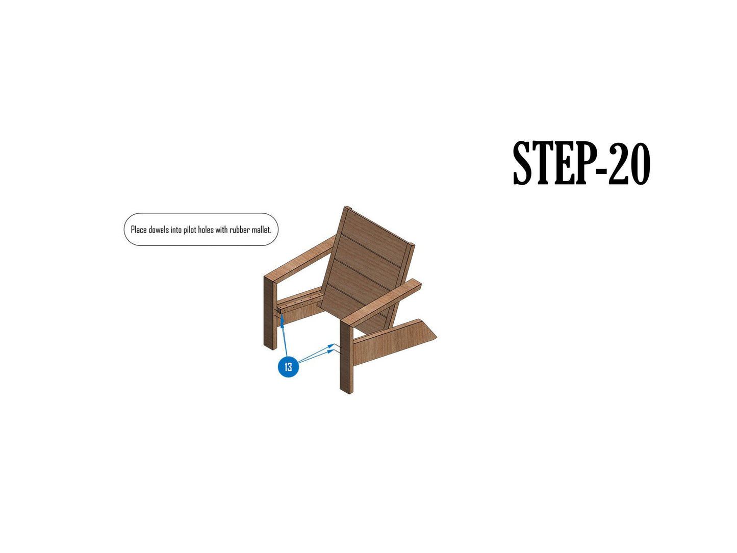 Woodworking plans for Wooden Chair